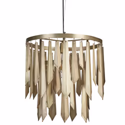 Metal Chandelier Brass CHAMBAL