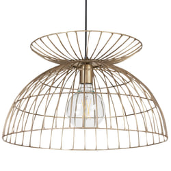 Metal Pendant Lamp Brass MAHANADI