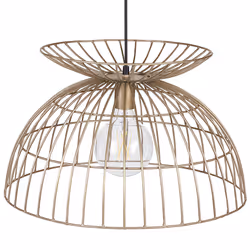 Metal Pendant Lamp Brass MAHANADI - Additional view 4