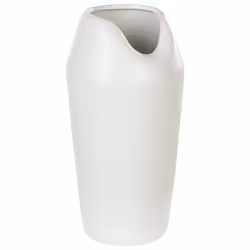 Decorative Vase APAMEA Stoneware 33 cm White