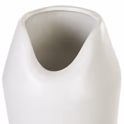 Decorative Vase APAMEA Stoneware 33 cm White