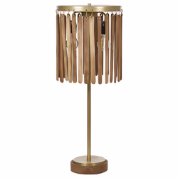 Table Lamp KAVERI Mango Wood Brown