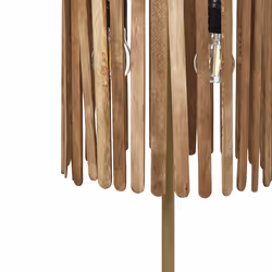 Table Lamp KAVERI Mango Wood Brown