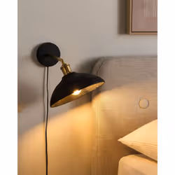Wall Lamp YERALA Adjustable Mango Wood Black - Additional view 2