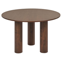 Round Dining Table 120 cm Dark Wood ORIN