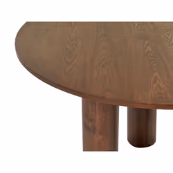 Round Dining Table 120 cm Dark Wood ORIN