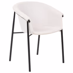 Set of 2 Dining Chairs AMES Light Beige