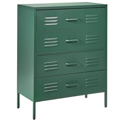 Chest of Drawers ENAGO Metal Dark Green