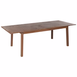 Garden Dining Set 8 Seater CESANA Acacia Wood Dark Brown