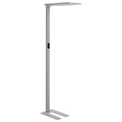 LED Floor Lamp ORION with Motion Sensor Metal Silver
