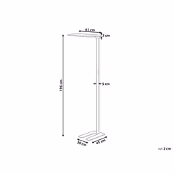 LED Floor Lamp ORION with Motion Sensor Metal Black