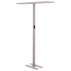 LED Floor Lamp SCULPTOR with Motion Sensor Metal Silver