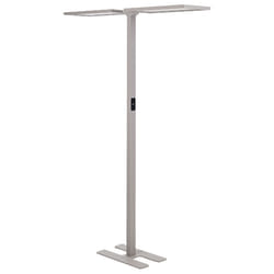 LED Floor Lamp SCULPTOR with Motion Sensor Metal Silver