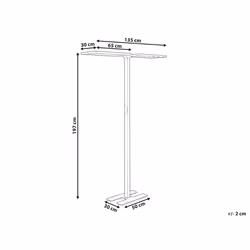 LED Floor Lamp SCULPTOR with Motion Sensor Metal Black