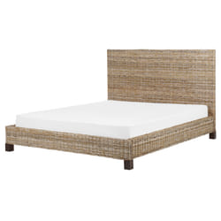 Bed Rattan SALBRIS 160 x 200 cm (EU King Size) Natural