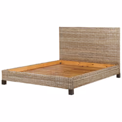 Bed Rattan SALBRIS 160 x 200 cm (EU King Size) Natural - Additional view 4