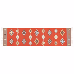 Cotton Kilim Runner Rug 80 x 300 cm Multicolour LORUT