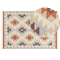 Cotton Kilim Area Rug 160 x 230 cm Multicolour DILIJAN
