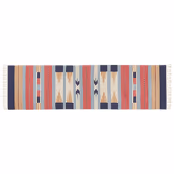 Cotton Kilim Runner Rug 80 x 300 cm Multicolour GANDZAK