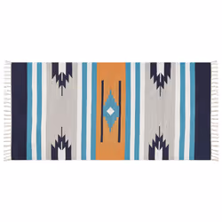 Cotton Kilim Area Rug 80 x 150 cm Multicolour NORATUS