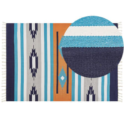 Cotton Kilim Area Rug 200 x 300 cm Multicolour NORATUS