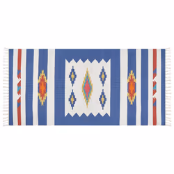 Cotton Kilim Area Rug 80 x 150 cm Multicolour VARSER
