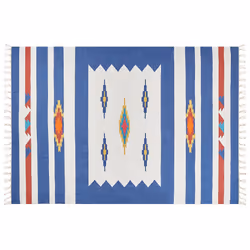Cotton Kilim Area Rug 200 x 300 cm Multicolour VARSER