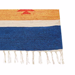 Cotton Kilim Area Rug 140 x 200 cm Multicolour TARONIK - Additional view 5
