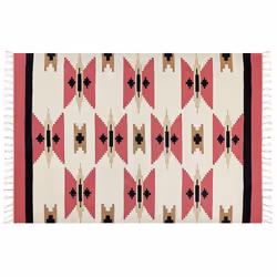 Cotton Kilim Area Rug 160 x 230 cm Multicolour GARNI