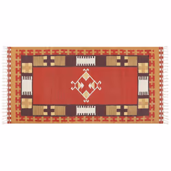 Cotton Kilim Area Rug 80 x 150 cm Multicolour PARAKAR