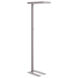 LED Floor Lamp TAURUS with Dimmer Metal Silver