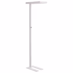 LED Floor Lamp TAURUS with Dimmer Metal White