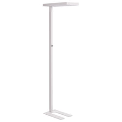 LED Floor Lamp TAURUS with Dimmer Metal White