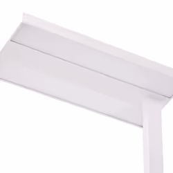 LED Floor Lamp TAURUS with Dimmer Metal White