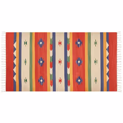 Cotton Kilim Rug 80 x 150 cm Multicolour ALAPARS