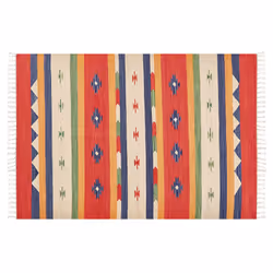 Cotton Kilim Rug 140 x 200 cm Multicolour ALAPARS