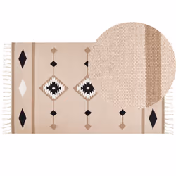 Cotton Kilim Area Rug 80 x 150 cm Multicolour BERDIK