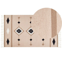 Cotton Kilim Area Rug 80 x 150 cm Multicolour BERDIK