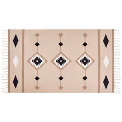 Cotton Kilim Area Rug 80 x 150 cm Multicolour BERDIK