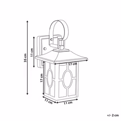 Outdoor Wall Light SHAGGIE Brown