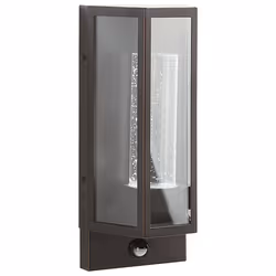 Outdoor LED Wall Light FRUID with Motion Sensor Brown
