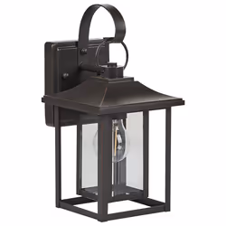Outdoor Wall Light ALMOND Black