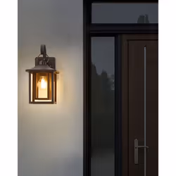 Outdoor Wall Light ALMOND Black