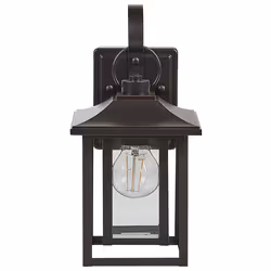 Outdoor Wall Light ALMOND Black