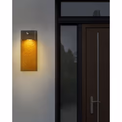 Outdoor LED Wall Light CARRON with Motion Sensor Grey