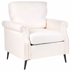 Armchair VIETAS Fabric White