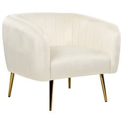 Armchair LACONIA Velvet Cream