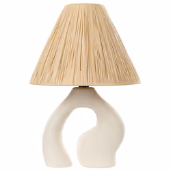 Table Lamp BARBAS Ceramic Natural