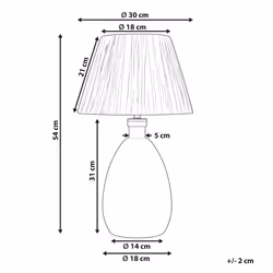 Table Lamp BLANCO Glass Natural