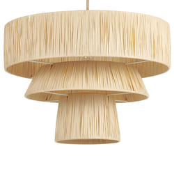 Paper Pendant Lamp Natural CHAMBO